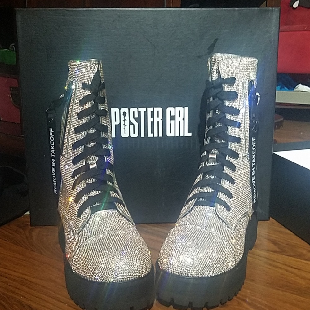 Dolls Kill Poster Grl  Billionaire Bling Boot